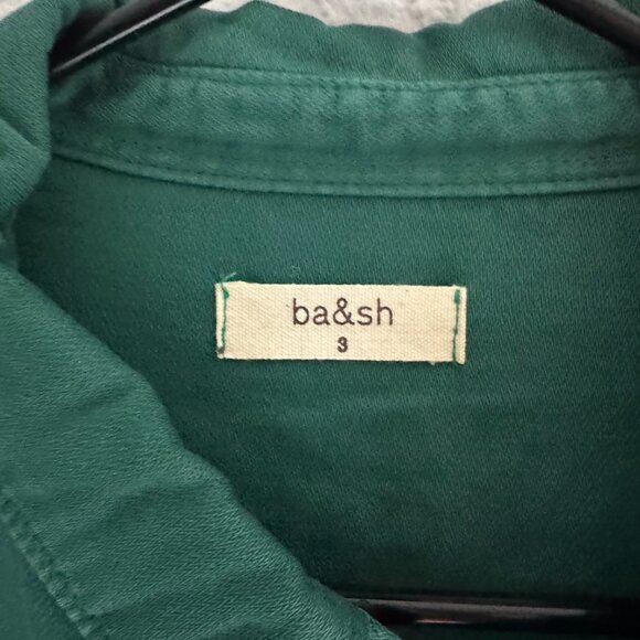 Ba&sh denim green shirt - Picture 4 of 4